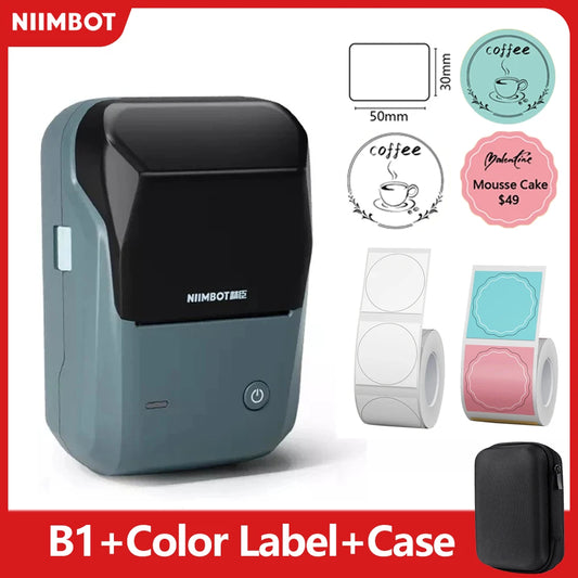 NIIMBOT B1 Bluetooth Thermal Label Printer